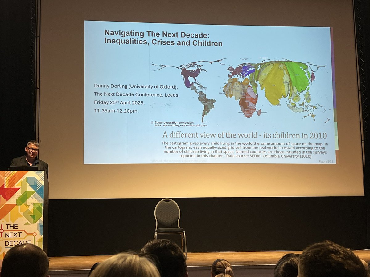 Fascinating stuff from Danny Dorling. Some really hard hitting statistics followed by some real hope. We really need to be doing better as a country. #TheNextDecade