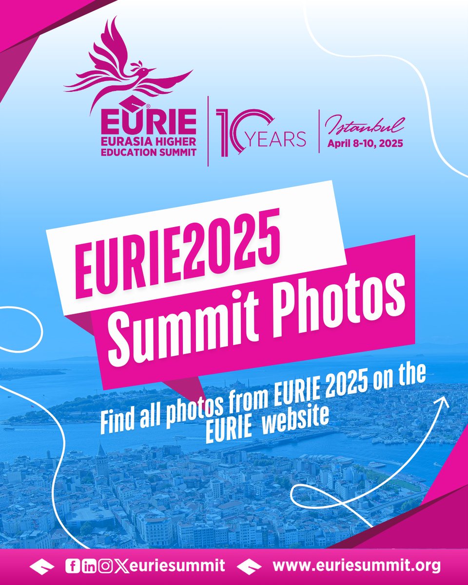 Click to see the Picture Gallery of EURIE 2025.
euriesummit.org/eurie-2025-sum…

<a href="/eurasedu/">EURAS</a>
<a href="/drmaydin/">Prof. Dr. Mustafa AYDIN</a>
