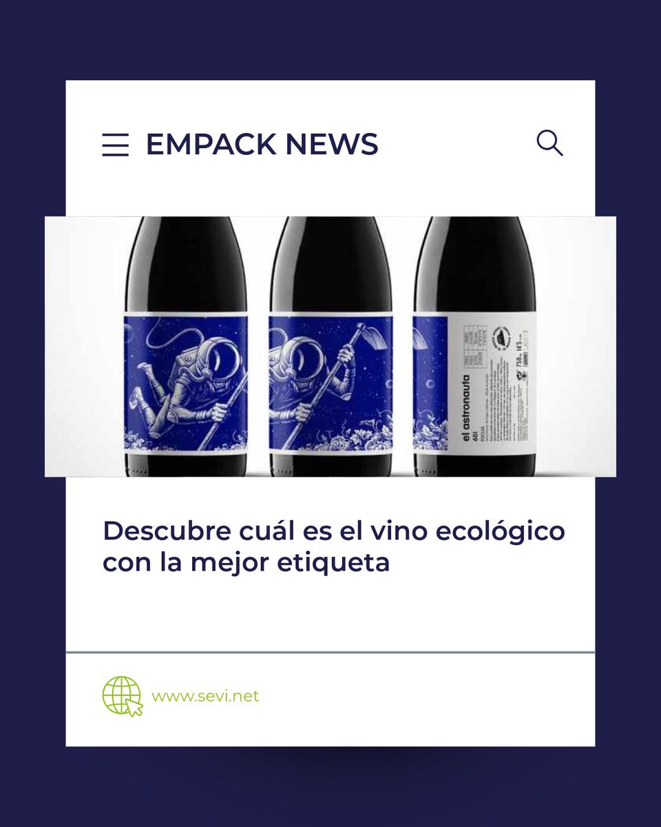 Empack News🗞️ 

¿Puede una etiqueta contar una historia tan profunda como el vino que la acompaña?🍷✨
📖 Descubre el diseño que ha conquistado al jurado de <a href="/PEcovino/">Premios Ecovino</a> en bit.ly/4jSQviD

✍️ <a href="/semanavi/">Semana Vitivinícola</a>
