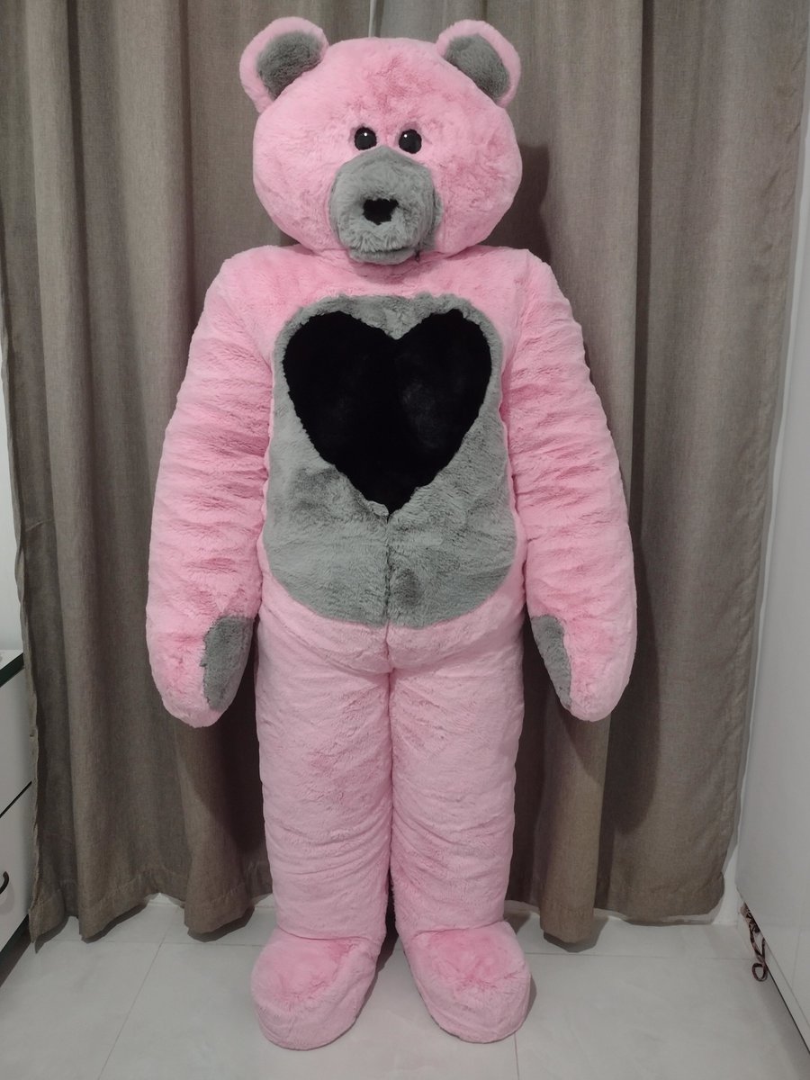 Teddy pinkman suit is alive. 
#plushsuit #teddybear