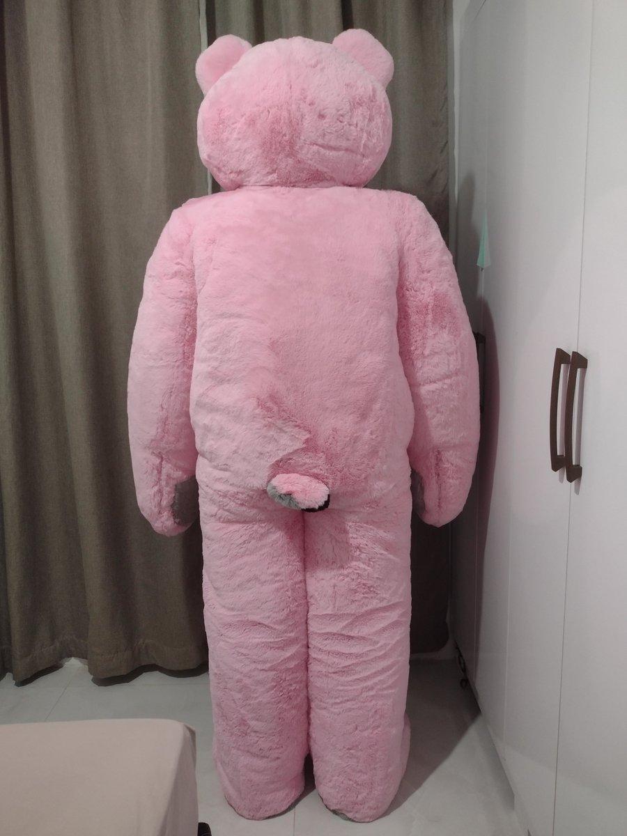 ric_brandt's tweet image. Teddy pinkman suit is alive. 
#plushsuit #teddybear