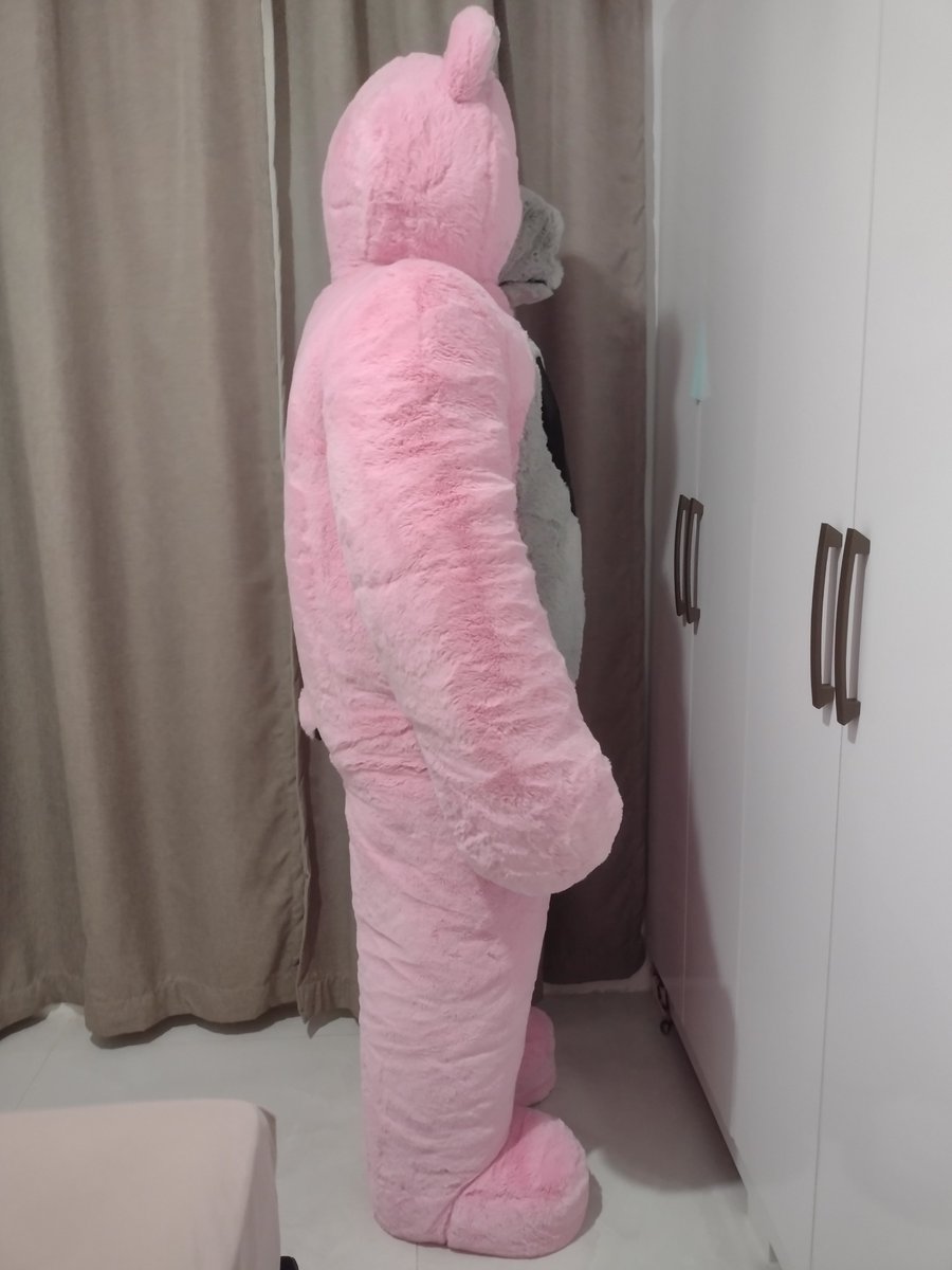 ric_brandt's tweet image. Teddy pinkman suit is alive. 
#plushsuit #teddybear