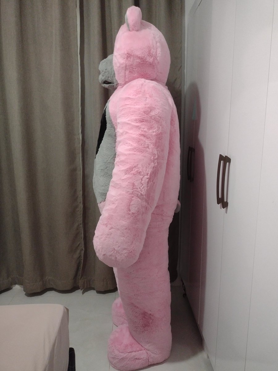 ric_brandt's tweet image. Teddy pinkman suit is alive. 
#plushsuit #teddybear
