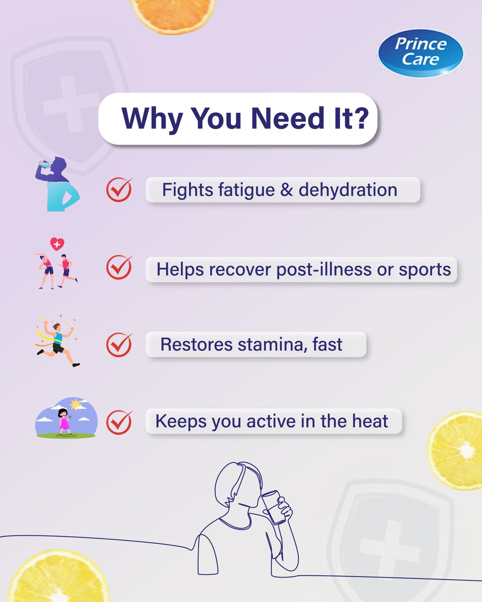 PrinceCarePhar2's tweet image. Mix. Sip. Power Up! ⚡️
Pure Glucose + Vit D &amp;amp; C for instant energy, immunity &amp;amp; stamina. Stay active, stay powerful! 💧🌟#PrinceCarePharma #EnergyBooster #StayHydrated #PowerUpWithPrinceo4-mini