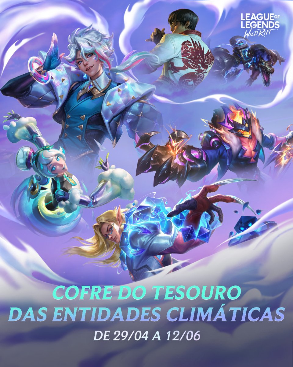 A previsão do tempo chegou: vem aí uma tempestade de skins poderosas! 🌩️