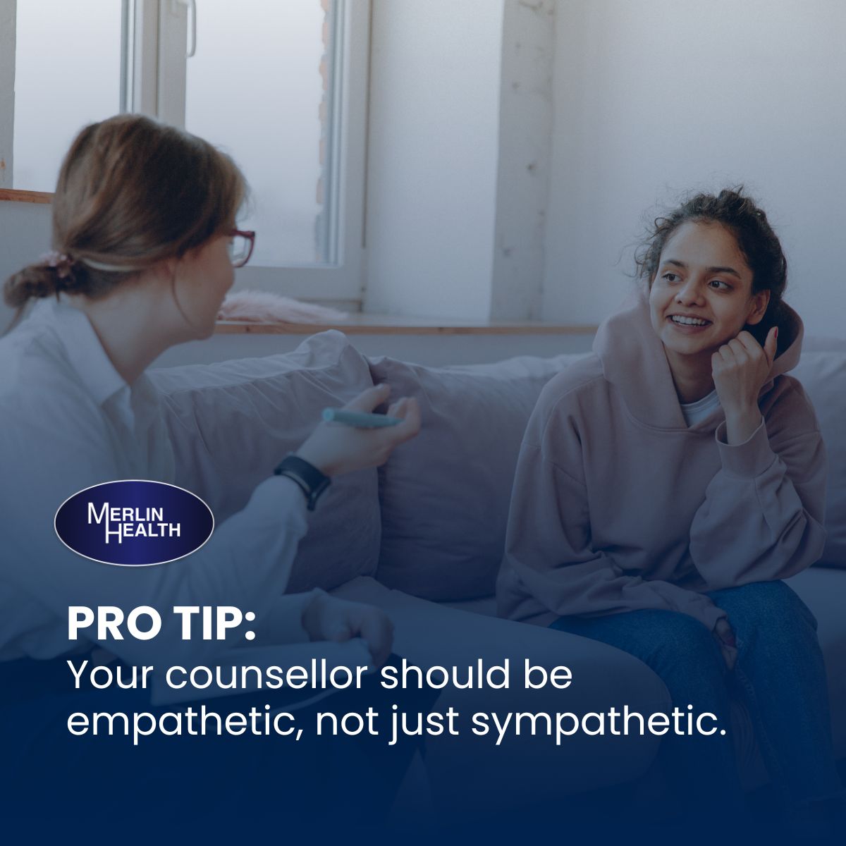 MerlinRev's tweet photo. If your therapist lacks empathy, it’s okay to find someone who gets you.
You deserve to be truly heard. 💛
DM or call +91-922 043 1600 to book your empathetic session today.
#EmpatheticTherapist #OnlineCounselingIndia #FeelHeard #SupportiveTherapy #MerlinHealth https://t.co/UtaSOJxt8i
