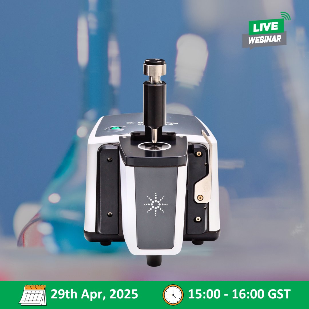 Join us for an insightful #onlinewebinar exploring advanced Total Oil &amp; Grease (TOG) measurement using <a href="/Agilent/">Agilent Technologies</a>  and ASTM D7575 and ASTM D7678 approved FTIR methods. 

Register Now: register.gotowebinar.com/register/13690…

#Agilent #FTIR #ASTMD7575 #ASTMD7678 #WaterTesting  #OilAnalysis #gba