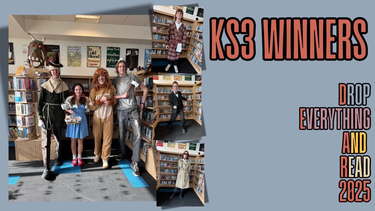 And finally our Key Stage 3 and 4 Winners 2025. Well done to everyone who took part! We're already looking forward to next year! 🥰📚👏 <a href="/shorehamacademy/">Shoreham Academy</a> #shorehamreads #skillsforlife #dearday2025