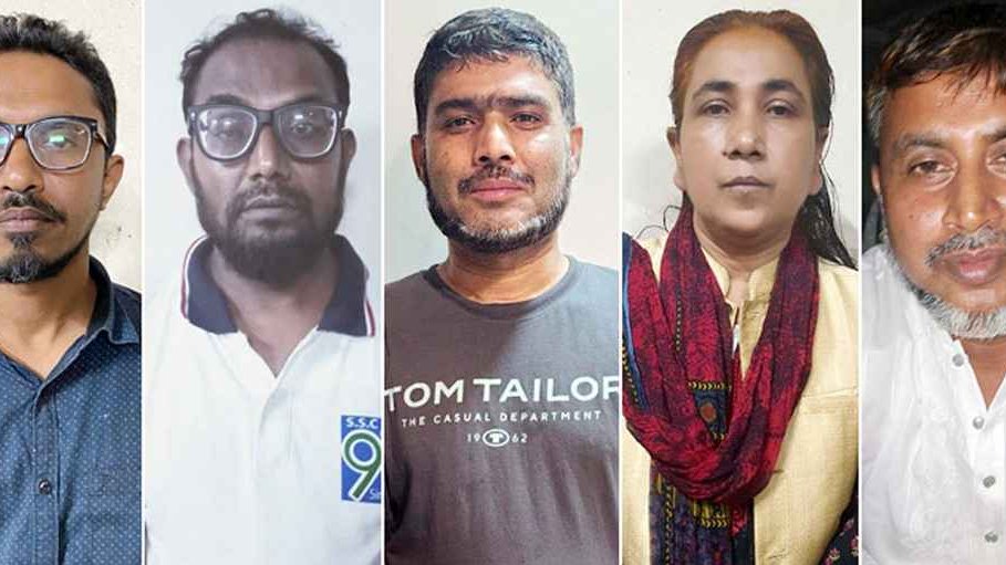 আ.লীগ ও সহযোগী সংগঠনের ৫ নেতা গ্রেপ্তার, যা জানা গেল