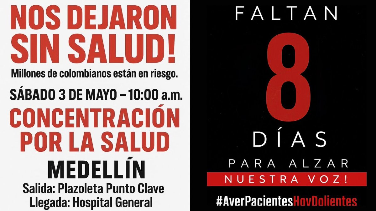 “¡NOS DEJARON SIN SALUD!”👇