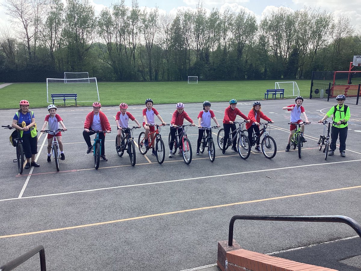 class6Aspull's tweet image. Well done to all the Y6 children who completed and passed the Level 2 Bikeability course this week. Stay safe out there and remember everything you learnt. #acpspe #acpswellbeing