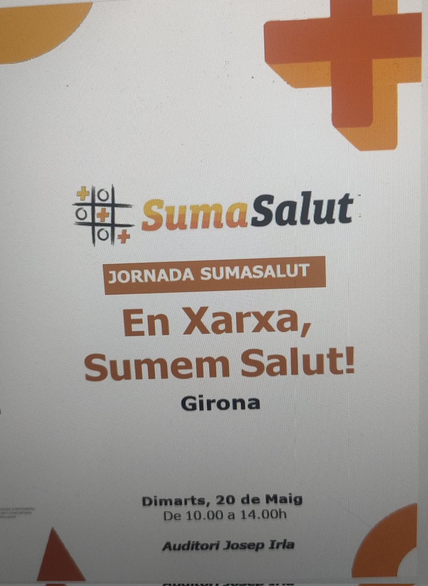 MorellNeus's tweet photo. Preparant la Jornada a Girona per compartir els programes d'activitat física, alimentació saludable, tabaquisme i alcohol @SumaSalutASPCAT @aspcat https://t.co/QVLXa5wqaf