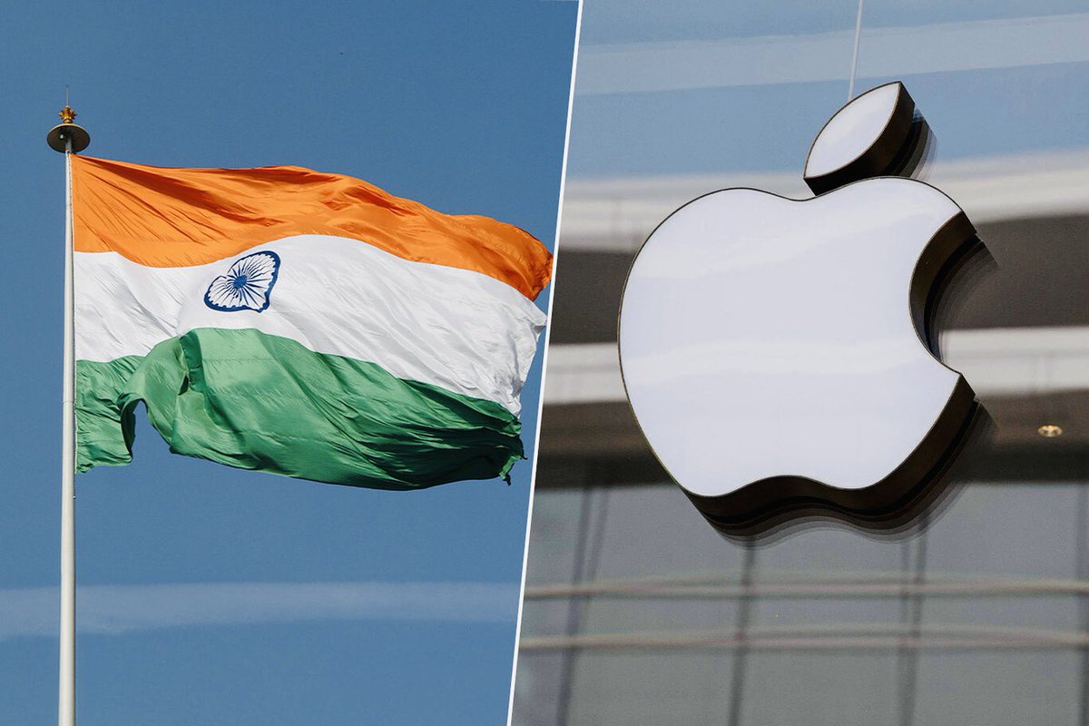 defense_civil25's tweet image. 🚨Update: Apple plans to shift all US-bound iPhone production to India by next year, reports FT—accelerating pivot from China amid supply chain diversification. Major win for 'Make in India,' potential blow to Beijing.