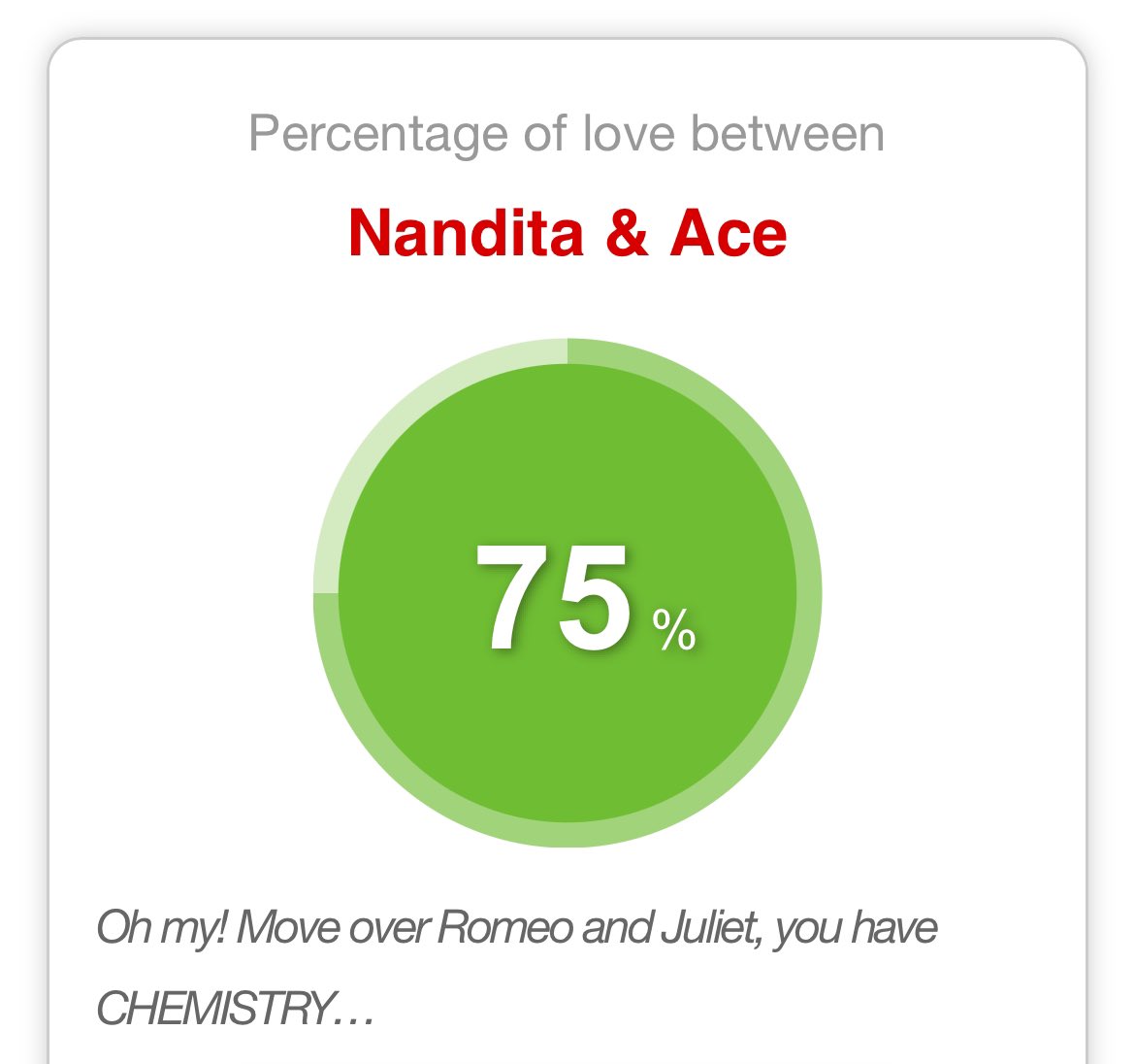 wdyt about this result byyy