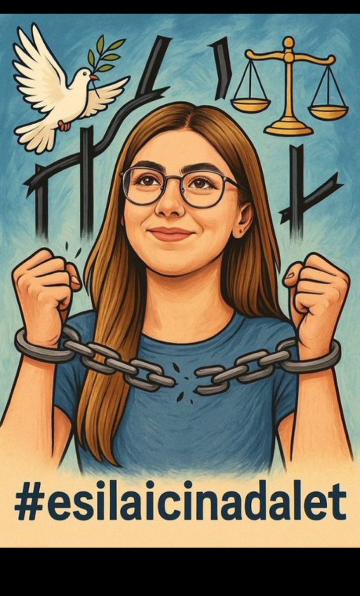 #EsilaİçinAdalet #EsilayıSerbestBırakın 
<a href="/yilmaztunc/">Yılmaz TUNÇ</a> <a href="/adalet_bakanlik/">T.C. Adalet Bakanlığı</a>