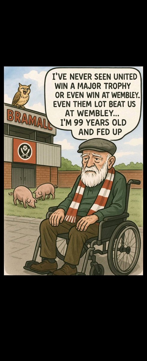 It is the anniversary of Sheffield United winning at Wembley for the only time in their history. 

100 years without a major trophy 🏆

#swfc #twitterblades #sufc