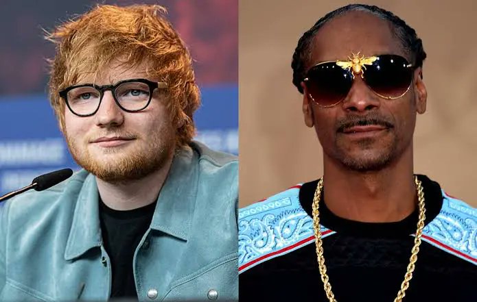Last time I smoked with Snoop Dogg I lost my ability to see -- Ed Sheeran.