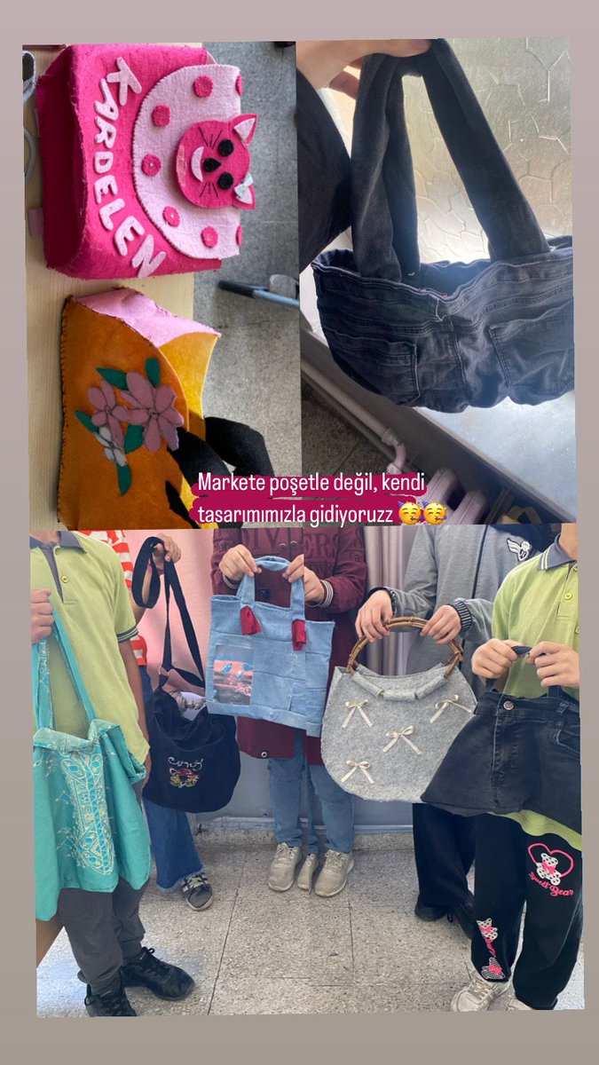 Olabildiğince plastik poşet kullanmama adına. Öğrencilerimiz  kendi emekleri bez torbaları kullanacaklar. Ellerine sağlık.
<a href="/Cgnde/">Cengiz GÜNDEŞ</a> ,<a href="/NizipilceMEM/">Nizip İlçe Milli Eğitim Müdürlüğü</a>