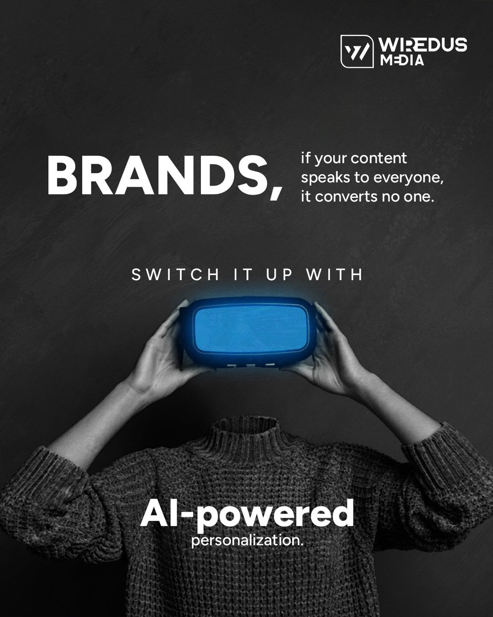 WiredusL's tweet photo. Ever get the feeling your favorite app knows you a little too well? That’s AI-powered personalization doing its thing.

From suggesting exactly what you’re craving, to knowing when you’re most likely to click ‘buy now,’ AI has quietly reshaped how brands speak to us. https://t.co/m1fk8PNzfK