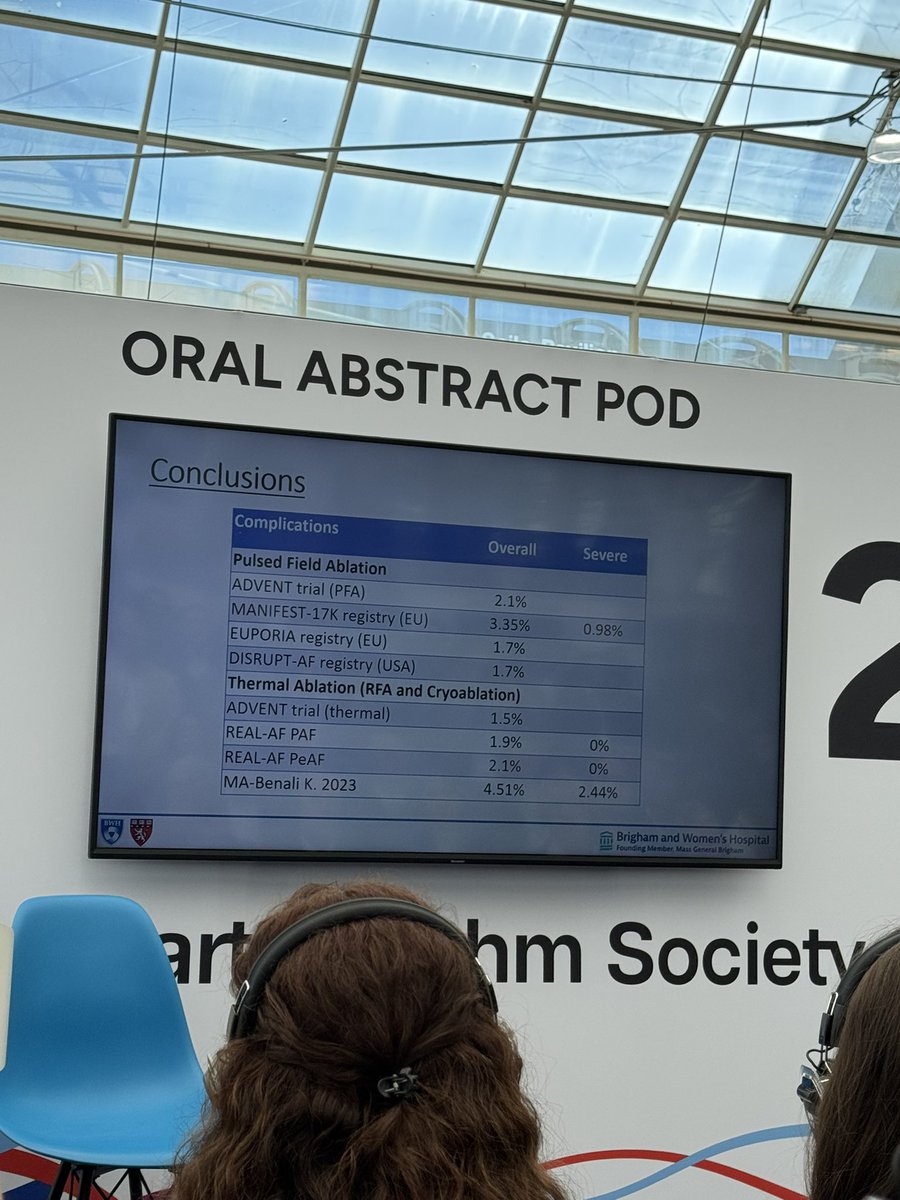 Allyson Varley, PhD (@allysonvarley) on Twitter photo <a href="/dhincapiet/">Daniela Hincapie Tabares</a> presents #DISRUPTAF safety data at #HRS2025. She highlighted low adverse event rates in 1,000 + AF ablations using the pentaspline PFA catheter. In early implementation of PFA in the US, AE rates are similar to those reported in Europe. <a href="/paulzei/">Paul Zei</a> <a href="/aalahmadmd/">Amin Al-Ahmad, MD</a> <a href="/josoriomd/">Jose Osorio</a> <a href="/dhincapiet/">Daniela Hincapie Tabares</a> presents #DISRUPTAF safety data at #HRS2025. She highlighted low adverse event rates in 1,000 + AF ablations using the pentaspline PFA catheter. In early implementation of PFA in the US, AE rates are similar to those reported in Europe. <a href="/paulzei/">Paul Zei</a> <a href="/aalahmadmd/">Amin Al-Ahmad, MD</a> <a href="/josoriomd/">Jose Osorio</a>