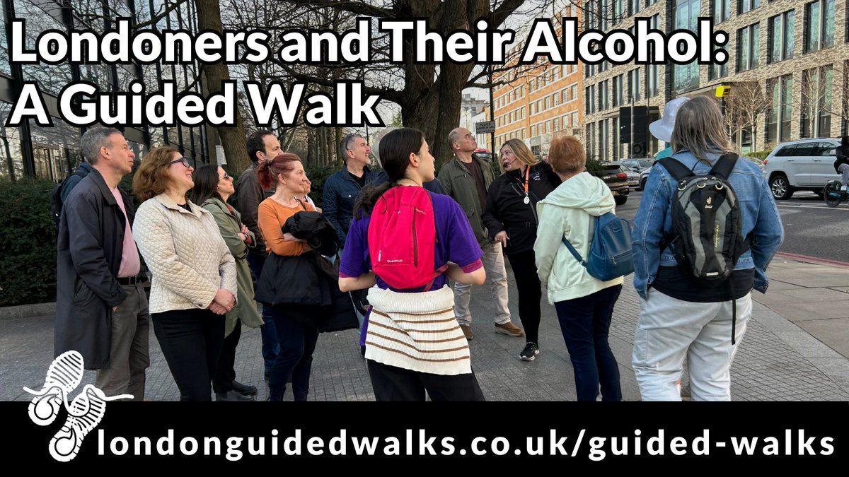 Guided_Walks's tweet image. TOMORROW - Saturday, 26th April @ 2:30 pm
A Road to Ruin Walking Tour

Walk through time and discover the historic landmarks that shaped London’s drinking culture.

Book your ticket/s: 
londonguidedwalks.co.uk/guidedwalk/roa…

#HistoricalLandmarks #LondonWalk