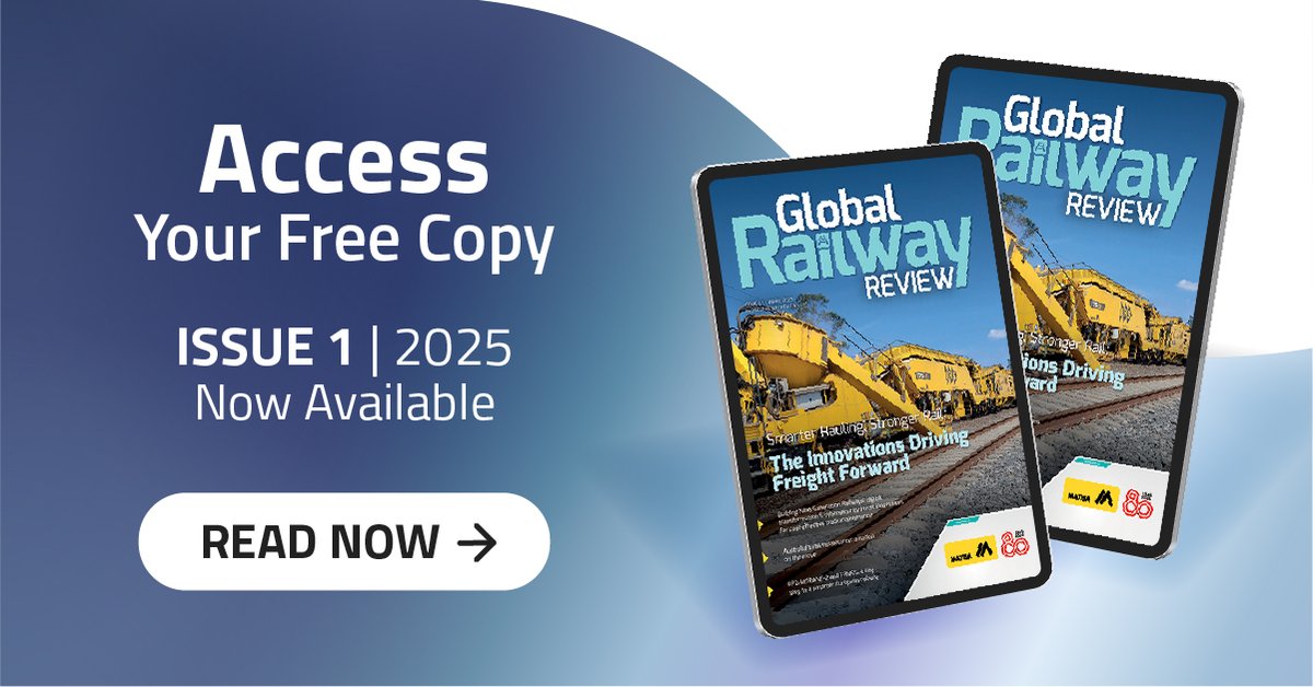 🚆 The Spring/Summer 2025 issue of Global Railway Review is here!

From the future of freight to smarter infrastructure and passenger experience, get expert insights from across the rail industry.

📖 Read for free: globalrailwayreview.com/article/201071…
#Railway #SmartRail #Infrastructure