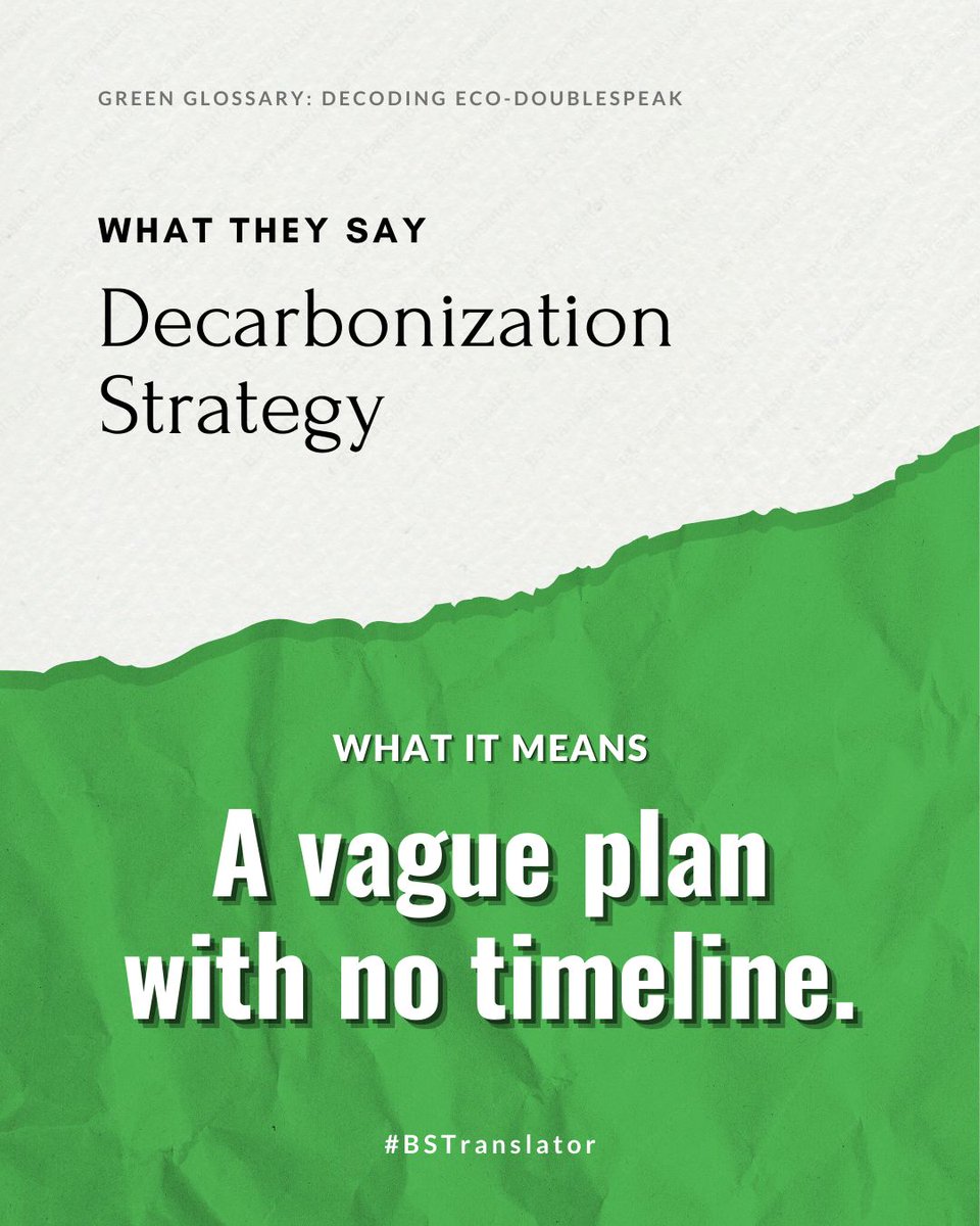 BS_Translator_'s tweet photo. Final day of our #GreenGlossary series. The gap between sustainability language and reality won't close without consumer pressure. Keep questioning, keep pushing. The planet deserves more than marketing spin.

#BSTranslator #ClimateChange #DeCarbonization #RecycledFabric #Recycle https://t.co/uw7auEJkFn