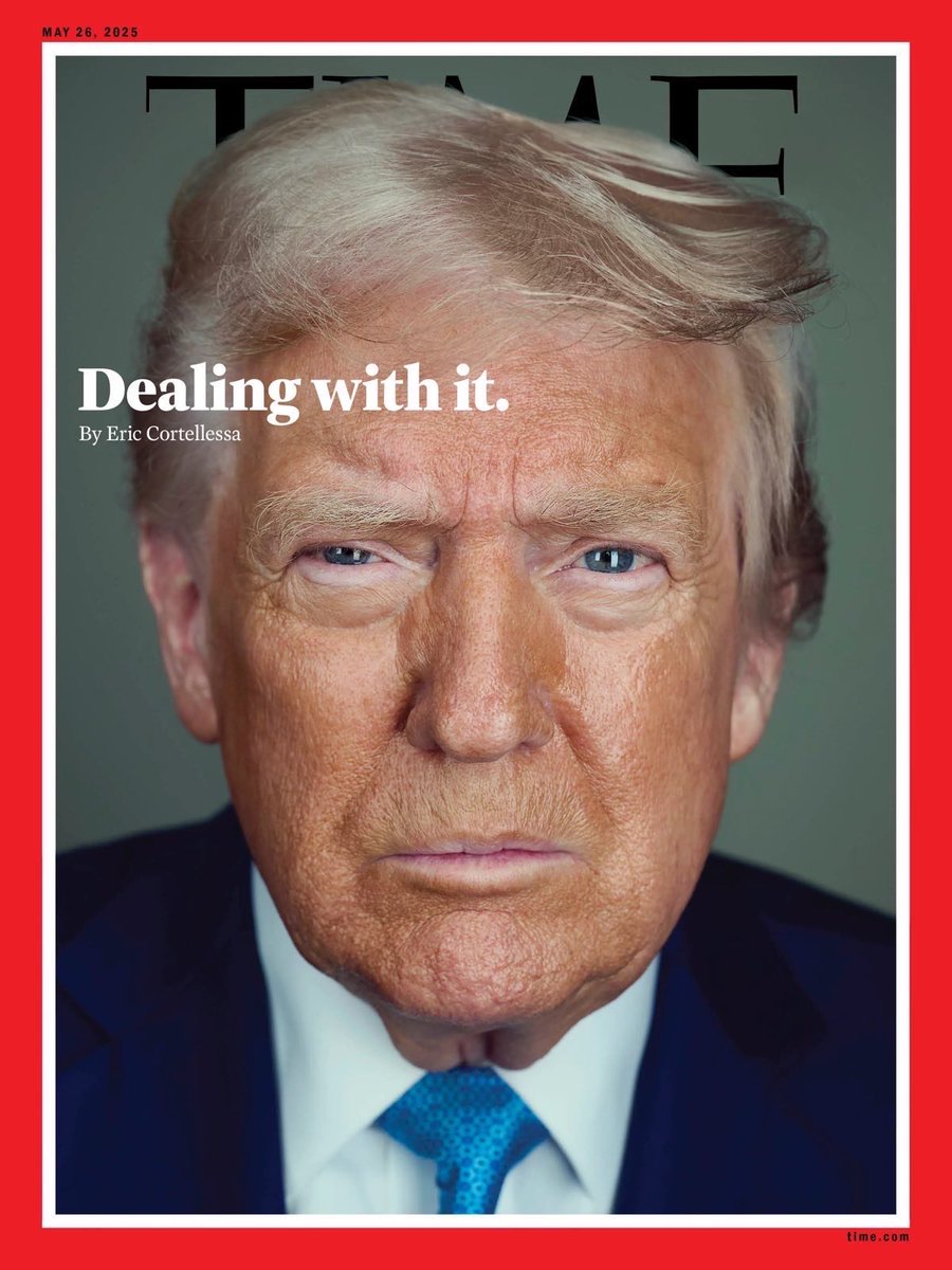 alexbruesewitz's tweet image. President Donald J. Trump on the cover of TIME Magazine 😎