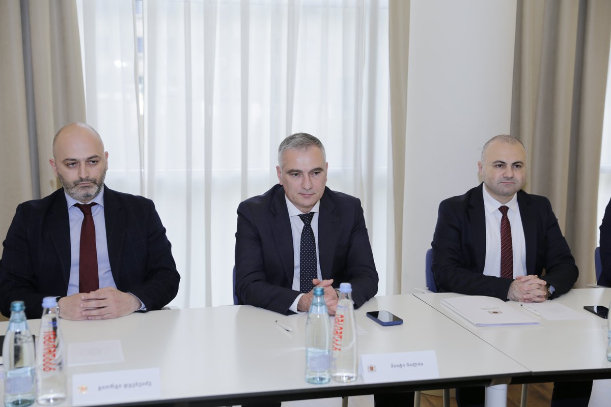 On April 25, Public Defender of Georgia Levan Ioseliani met with Minister of Justice Paata Salia. 🔗tinyurl.com/52p8xpwx