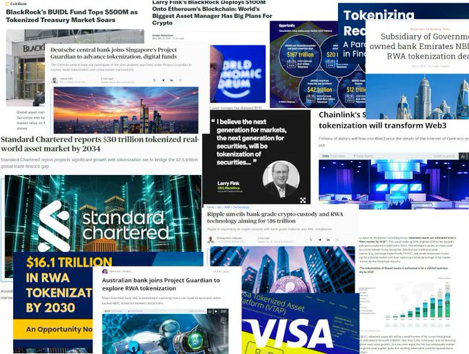 Hverm1's tweet photo. 1) Crypto promised revolution, but delivered mostly hype. So why are Wall Street giants now talking about it? Forget moonshots. The real story is huge PROFIT hiding in plain sight: Real World Assets #RWA. Not just hype; but finance upgrading its engine with the likes of $IXS.🧵👇 https://t.co/ttBO1WQ212