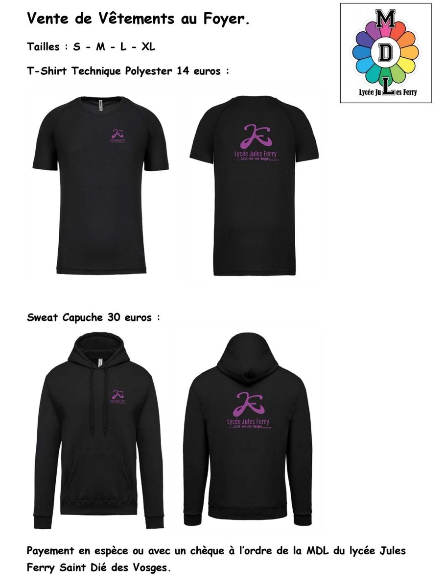 T shirt et Sweat en vente au foyer. <a href="/patriciabraun29/">Patricia Braun</a> <a href="/CarolineLux1/">Caroline Lux</a>