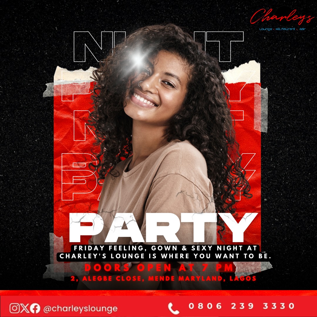 charleyslounge's tweet photo. Time to unwind! You've worked hard, now it's time to play harder! 

Head over to Charley's Lounge for a total reset. One sip, one vibe, and you'll be feeling brand new. 

See you tonight! 2 Alegbe Close, Mende, Maryland, Lagos. 
#NFLDraft2025 #charleyslounge https://t.co/9LTrBlEMjp
