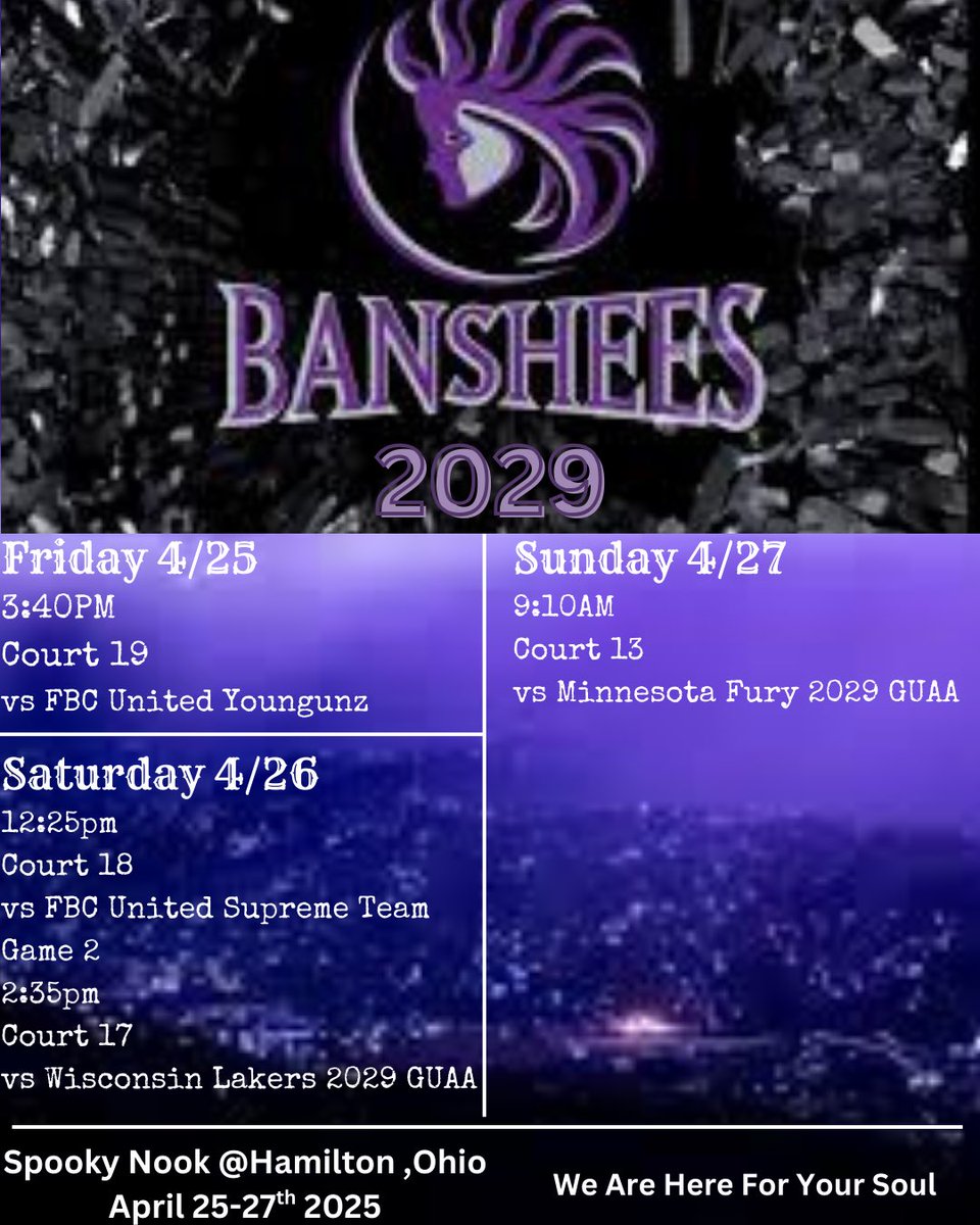 We were born for this! Come see us! <a href="/Bansheefam/">Banshees Basketball Club</a>