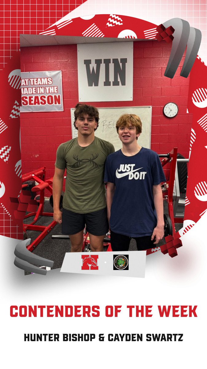 Proud of these two. Contenders of the week! 

Hunter Bishop and Cayden Swartz