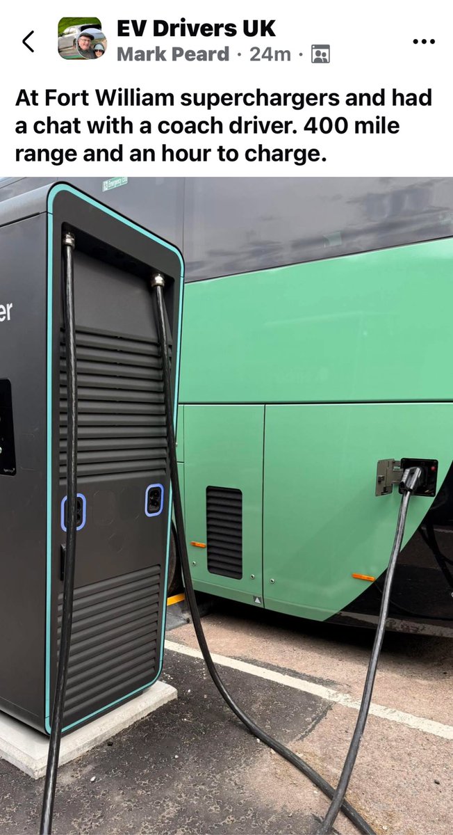 EV Coach. 400 miles! 😎

Anyone know anything about these? 

OP basically just took a pic of a charger. 😆