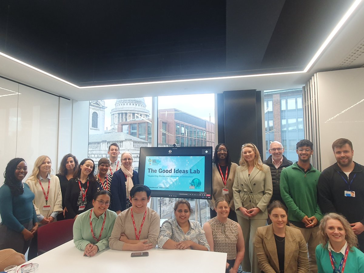 A really insightful 'Good Ideas Lab' event this week, an initiative of our Policy &amp; Influence Think Tank's #Innovation Group. Nurses &amp; midwives innovate on a daily basis - we need to increase our representation in that space! 

florence-nightingale-foundation.org.uk/policy-think-t…