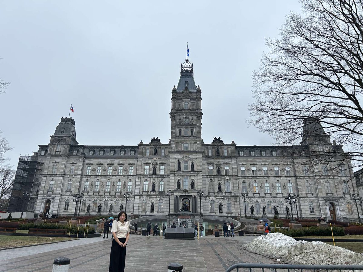 MariaSAustria's tweet photo. Deuxième jour dans la ville de Québec. Full day of meetings with the Lt Gov, the President of the National Assembly, the Ministers of Agriculture and External Relations, and other officials to discuss the immense potentials for closer cooperation.Merci pour l'accueil chaleureux. https://t.co/5awAVBzKOp