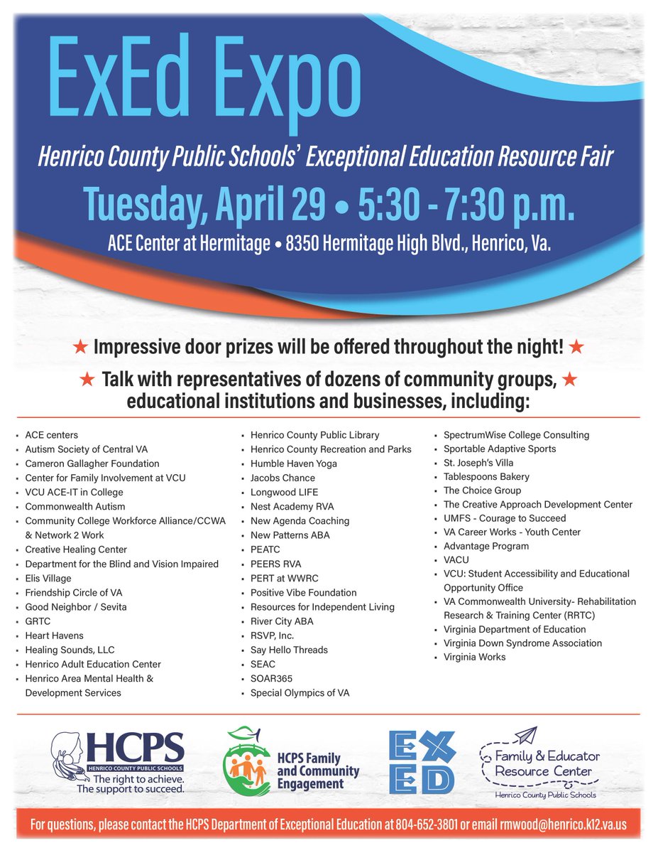 Henrico Schools Family and Community Engagement (@hcpsfamily) on Twitter photo 