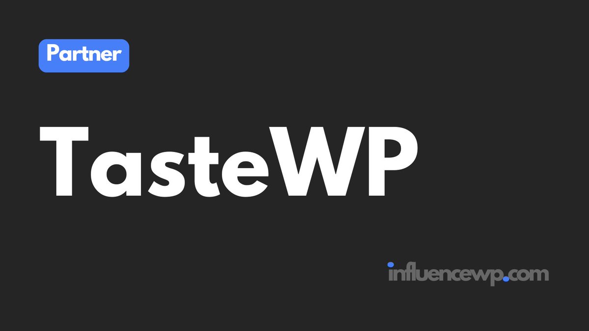 The <a href="/TasteWp/">TasteWP</a> team has partnered with InfluenceWP for their solution that helps quickly spin up a WordPress environment to demo your product, do some testing, or even host websites long-term.

Exclusive Deal. No Affiliation. Just Savings.👇
influencewp.com/iwp/tastewp