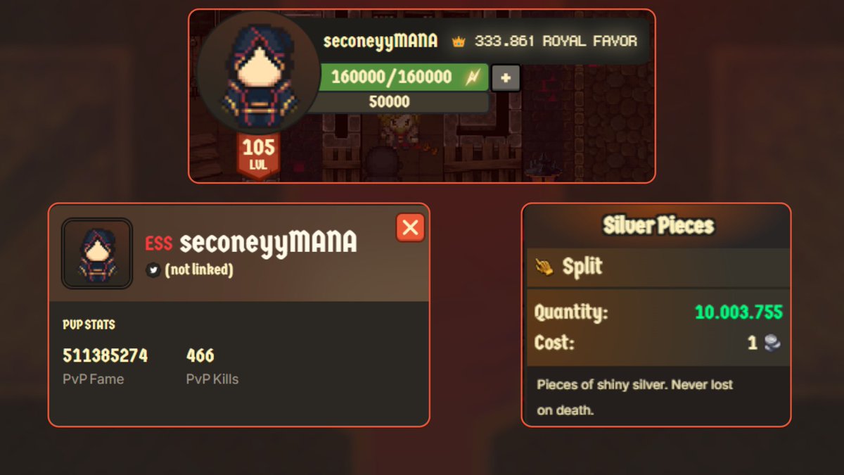 We're on the last day of <a href="/playcambria/">Cambria</a> 

This run was insane

It took me about 2 days to start understanding the game, since I hadn't played the first season it was a bit complicated

And this is how much silver and royal favor I have in my account

Tell me how it went?