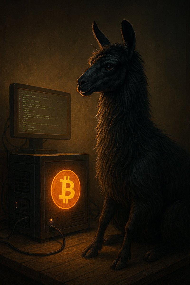 Bitcoin_llama's tweet image. Ran the node.
Verified.
Then made coffee.

#BitcoinLlama #RunYourNode #VerifyDontTrust #StaySovereign