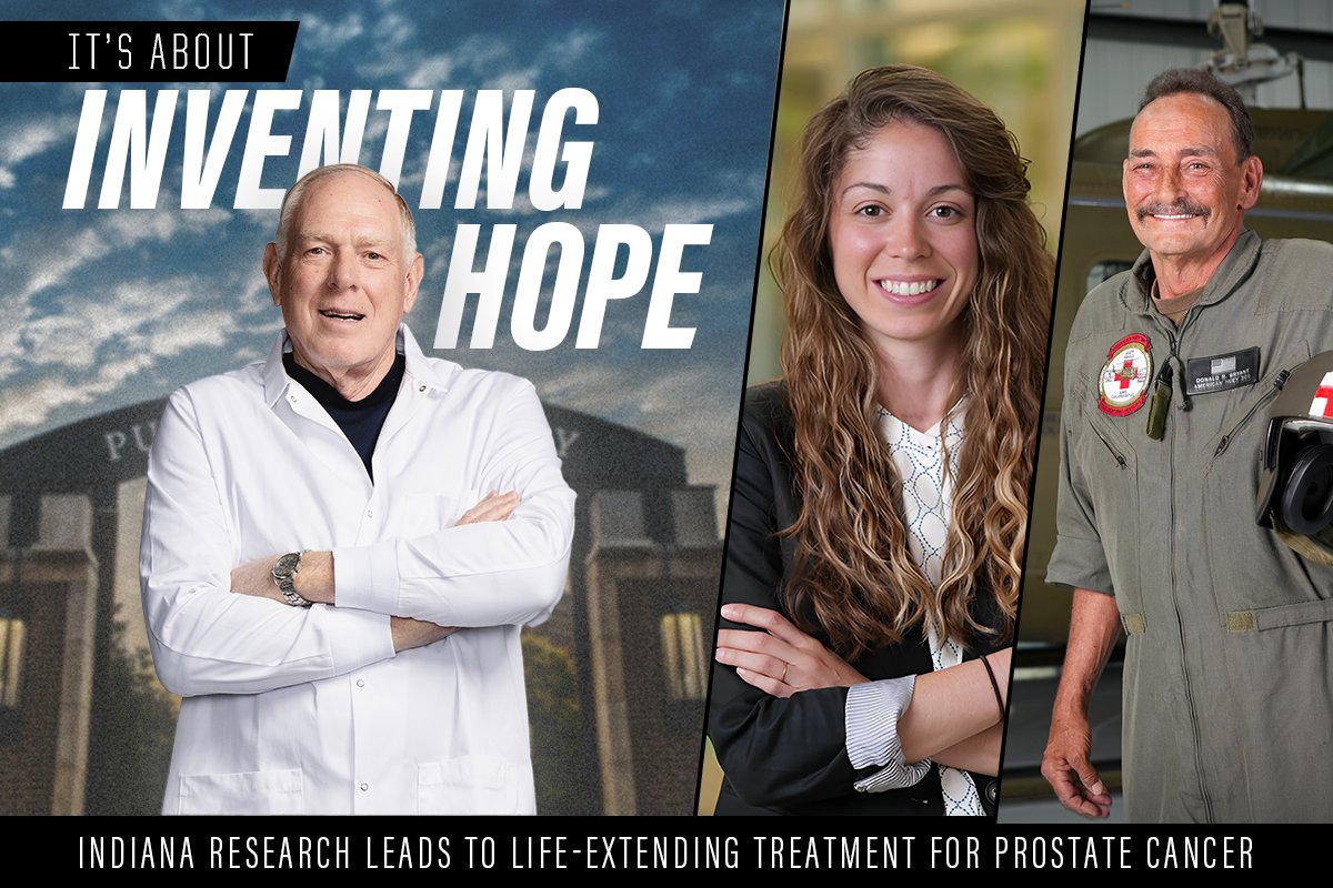 Purdue Institute for Cancer Research (@pucancerinst) on Twitter photo Invented by <a href="/LifeAtPurdue/">Purdue University</a> and <a href="/PUCancerInst/">Purdue Institute for Cancer Research</a> scientist Philip Low, Pluvictoβ’ began as a breakthrough in targeted #cancer therapy. Today, it's helping extend lives.
With a clinical trial led at the <a href="/IUCancerCenter/">IU Simon Comprehensive Cancer Center</a>, this targeted prostate cancer therapy is bringing new hope to Invented by <a href="/LifeAtPurdue/">Purdue University</a> and <a href="/PUCancerInst/">Purdue Institute for Cancer Research</a> scientist Philip Low, Pluvictoβ’ began as a breakthrough in targeted #cancer therapy. Today, it's helping extend lives.
With a clinical trial led at the <a href="/IUCancerCenter/">IU Simon Comprehensive Cancer Center</a>, this targeted prostate cancer therapy is bringing new hope to