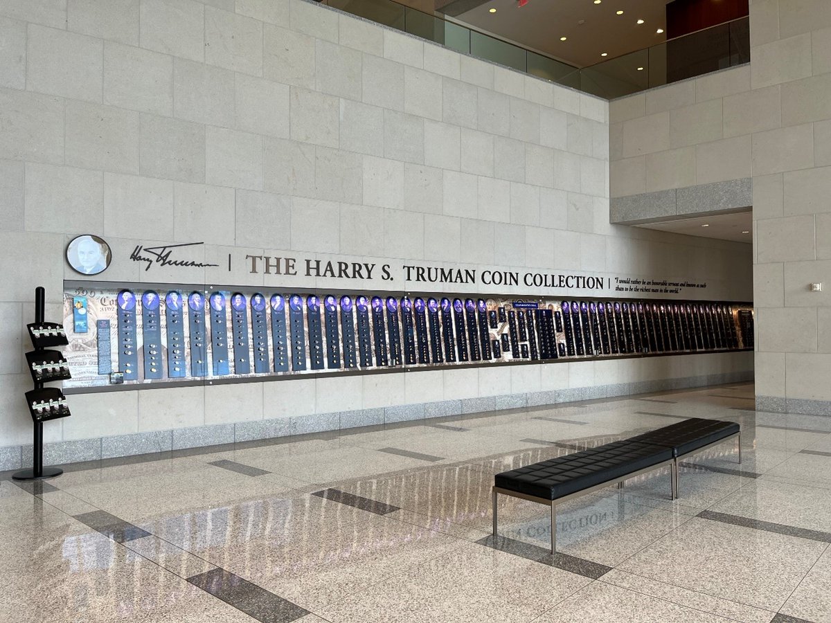 KansasCityFed's tweet image. Every week is #NationalCoinWeek in the Kansas City Fed’s Money Museum, which is free and open to visit Monday-Friday! Read about our 450-coin exhibit and its history here: bit.ly/3BUUK7Z