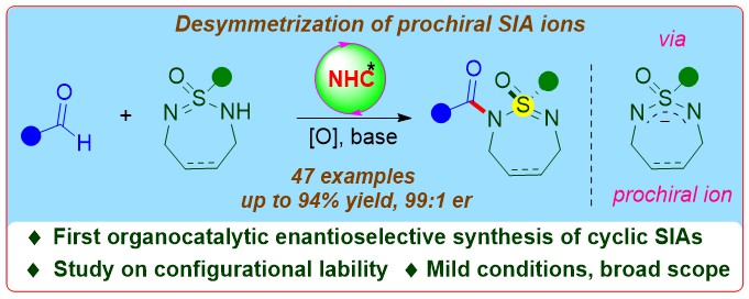 ATBiju Group (@atbijulab) on Twitter photo Just out <a href="/angew_chem/">Angewandte Chemie</a>, our work on NHC‐catalyzed enantioselective synthesis of N‐acyl cyclic sulfonimidamides. Congratulations <a href="/Soumen__Barik/">Soumen Barik</a> & team👏! Thank U MoE-Stars <a href="/EduMinOfIndia/">Ministry of Education</a>🙏for funding this work, <a href="/JindalLab/">CCL@IISc</a>🙏for DFT studies.
<a href="/iiscbangalore/">IISc Bangalore</a>
onlinelibrary.wiley.com/doi/10.1002/an… Just out <a href="/angew_chem/">Angewandte Chemie</a>, our work on NHC‐catalyzed enantioselective synthesis of N‐acyl cyclic sulfonimidamides. Congratulations <a href="/Soumen__Barik/">Soumen Barik</a> & team👏! Thank U MoE-Stars <a href="/EduMinOfIndia/">Ministry of Education</a>🙏for funding this work, <a href="/JindalLab/">CCL@IISc</a>🙏for DFT studies.
<a href="/iiscbangalore/">IISc Bangalore</a>
onlinelibrary.wiley.com/doi/10.1002/an…