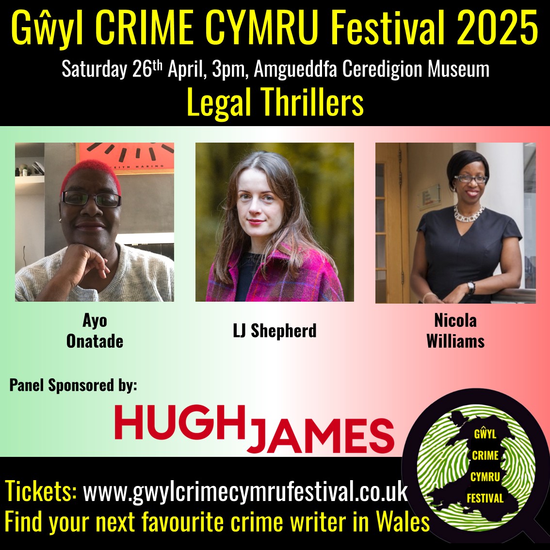 L.J. Shepherd (@ljshepherdwords) on Twitter photo Hi all, if you can't make it to Aberystwyth for Gwyl Crime Cymru Festival for just £2.50 you can get a recording of my chat with the fabulous <a href="/Shotsblog/">Ayo Onatade 🇬🇧🇯🇲🇳🇬</a> and Nicola Williams to watch from Monday morning at your leisure: ticketsource.co.uk/gwylcrimecymru… Hi all, if you can't make it to Aberystwyth for Gwyl Crime Cymru Festival for just £2.50 you can get a recording of my chat with the fabulous <a href="/Shotsblog/">Ayo Onatade 🇬🇧🇯🇲🇳🇬</a> and Nicola Williams to watch from Monday morning at your leisure: ticketsource.co.uk/gwylcrimecymru…