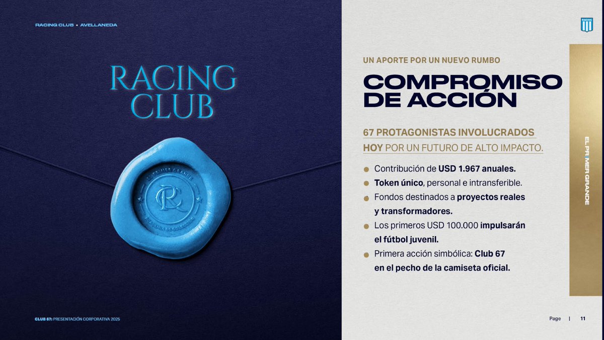 Sacostaracing's tweet photo. #Club67
DEBIDO AL AUMENTO DE CUOTA , TAMBIEN AUMENTA EL MONTO PARA PERTENECER A LOS MAGIOS DE RACING
u$s 2.063,7764 ANUALES https://t.co/oHHdn5P4uo