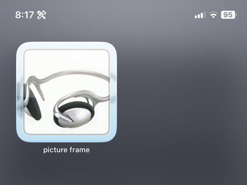 neality_aquaer's tweet image. Picture Frame widget. Inspired by Windows.