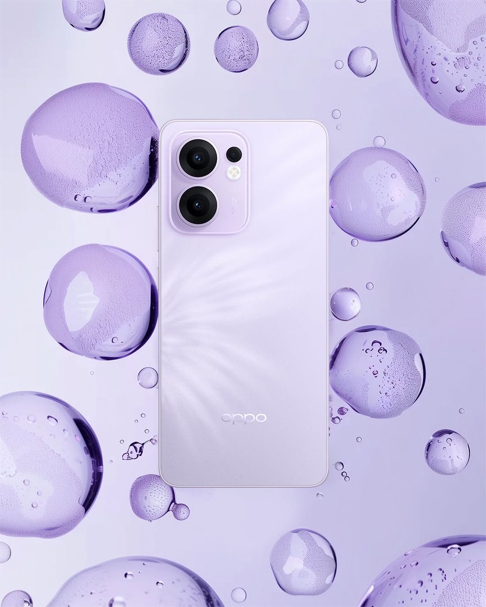OPPONigeria's tweet photo. Unbelieva-bubble water resistance with the Reno13🫧

#Reno13 #Reno13F #Reno13Series #OPPOReno13Series #LiveInTheMoment https://t.co/P41Erw4CtV
