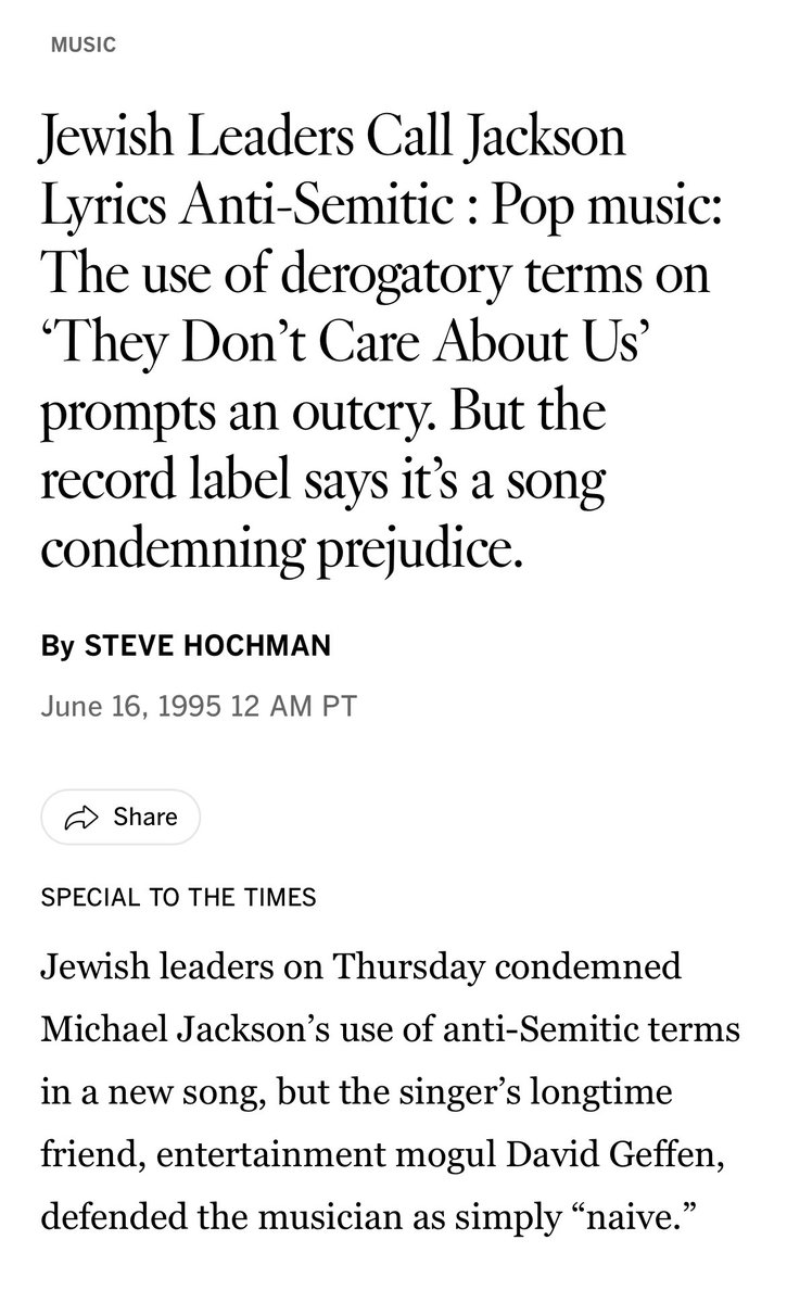 BabyD1111229's tweet photo. Jackson is heard using anti-Semitic language in a voice message to one of his former advisers. "They suck…they're like leeches," Jackson is heard saying. "It's a conspiracy. The Jews do it on purpose."
#ForgottenFriday
https://t.co/jOQXyAaqDy
https://t.co/hcAWwwalGg https://t.co/tY2cjay0fM