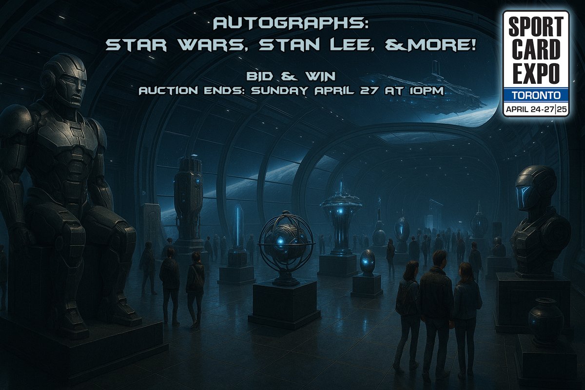 Autographs! Stan Lee, Star Wars, TV, Movies &amp; More - Sports Card Expo Auction - Ends This Weekend🏒 - mailchi.mp/autographauthe…